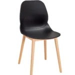 Shoreditch Side Chair - T Frame (Beech) Black