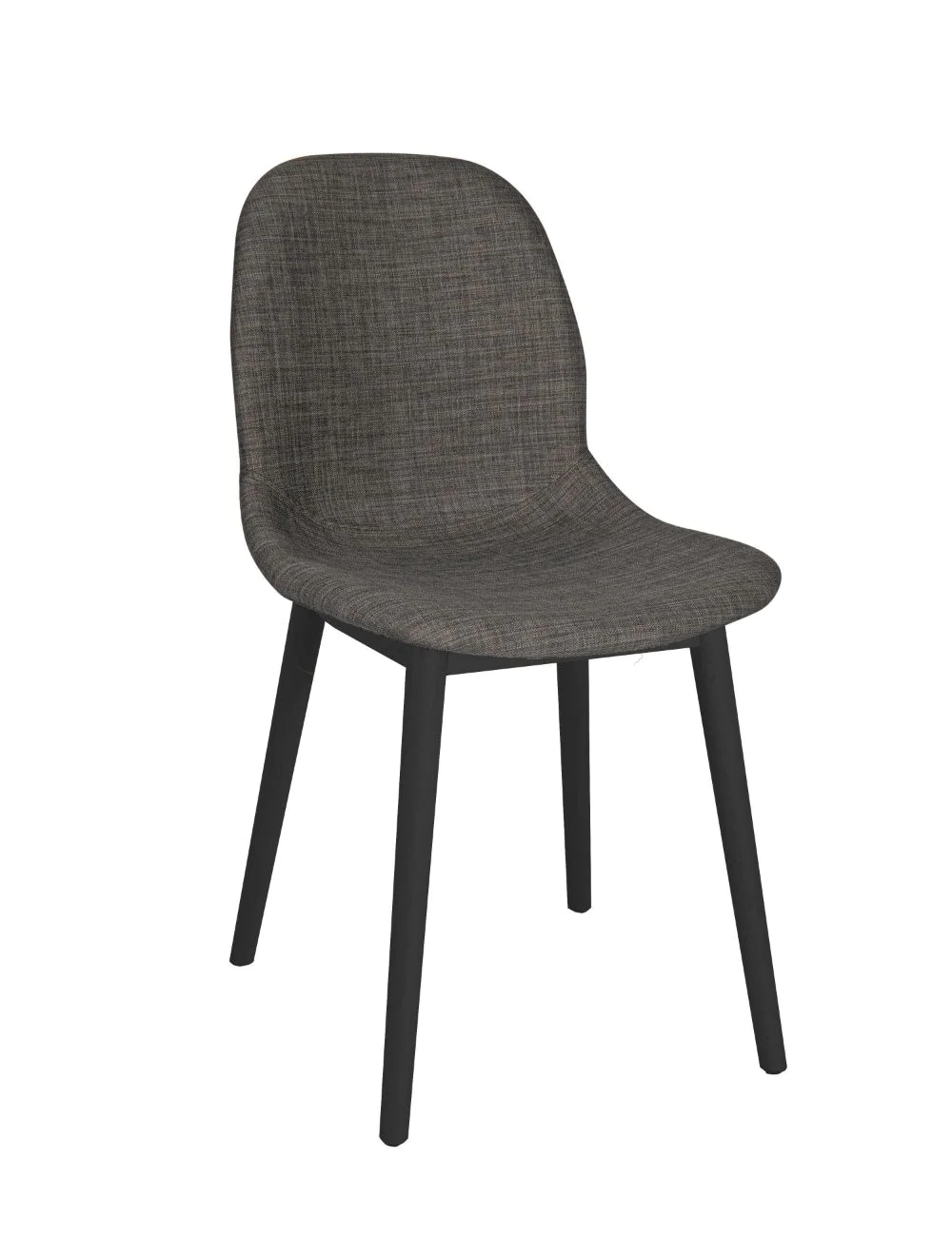 Shoreditch Side Chair - T Frame (Beech) UPH Grey - Image 1