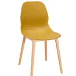 Shoreditch Side Chair - T Frame (Beech) Mustard