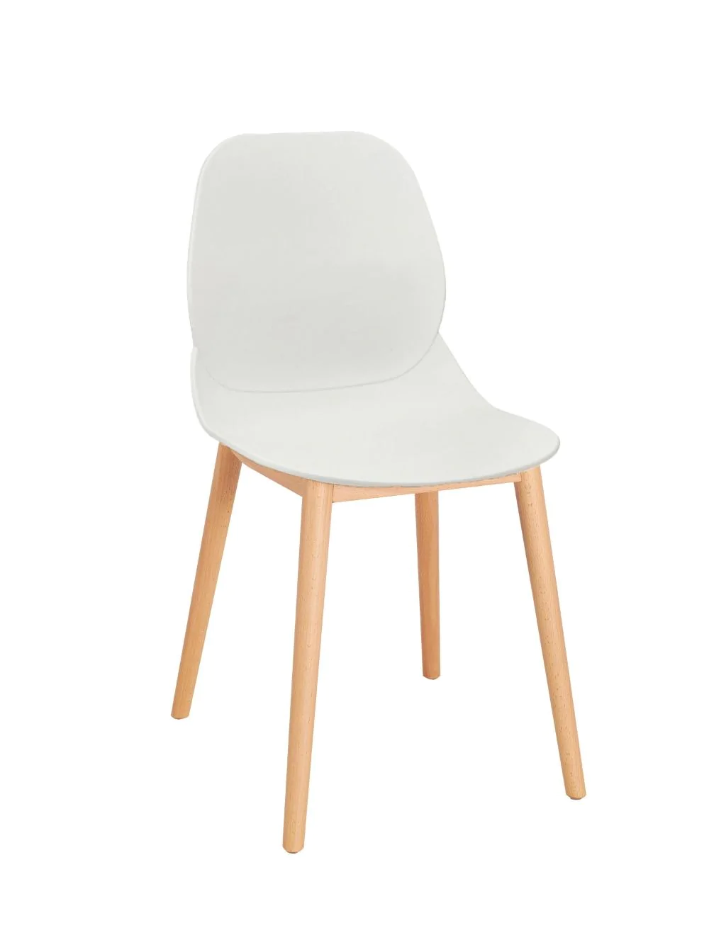 65222_shoreditch_t_frame_white_shell_beech_1.webp Shoreditch Side Chair - T Frame (Beech) White - Image 1