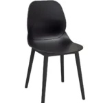 Shoreditch Side Chair - T Frame (Black) Black