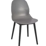 Shoreditch Side Chair - T Frame (Black) Grey