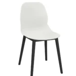 Shoreditch Side Chair - T Frame (Black) White