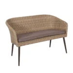 Hanover 2 Seater Grey / Resin Weave & EPC Aluminium