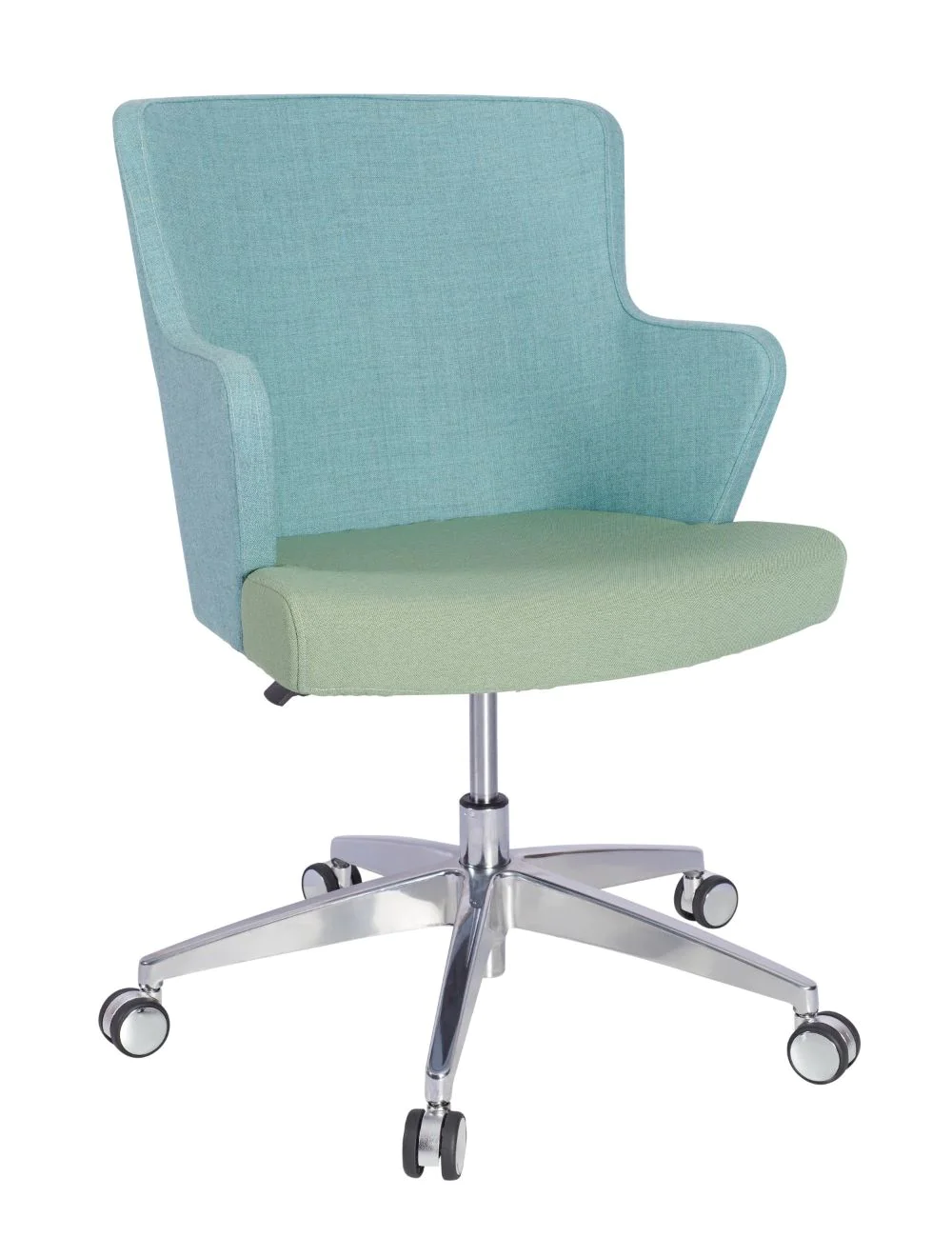677774_skapa_armchair_5_star_office_base.webp Skapa Armchair - 5 Star Swivel (With Gas) RFU / Aluminium - Image 1