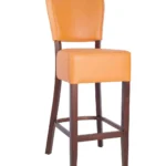 Trent High Stool UPH - Walnut / Ochre