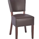 Trent Side Chair UPH - Walnut / Mocha Upholstered - Mocha