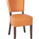 Trent Side Chair UPH - Walnut / Ochre