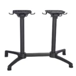 Altea Table Base - Twin Pedestal  Black