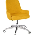 Camden Side Chair - 5 Star Alu Swivel RFU / Aluminium