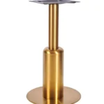 Titan Sml Base (Brass)  Poseur (Black) 540mm Slv (Black)Steel - Black Finish