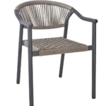 Barcelona Armchair Grey / PL Rope / EPC Aluminium
