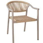 Barcelona Armchair Taupe / PL Rope / EPC Aluminium