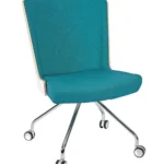 Skapa Side Chair (WHT Laminate) - Spider Base RFU / Chrome Finish