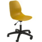 Shoreditch Office Chair (Black Base) Mustard/Black Base