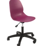 Shoreditch Office Chair (Black Base) Plum /Black Base