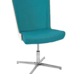 Skapa Side Chair (WHT Laminate) - 4 Star Swivel (No Gas)RFU / Aluminium