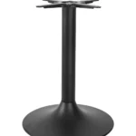 Trumpet Medium Poseur Base - Black Finish EPC Black / Steel Base & Column