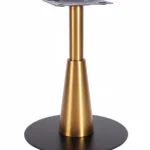 Ares Sml Base (Black)  Poseur (Brass) 400mm Slv (Brass)