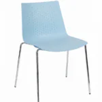 Flex 4 Leg Side Chair Pastel Blue