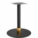 Atlas Sml Base (Black)  Poseur (Brass)  120mm Slv (Black)