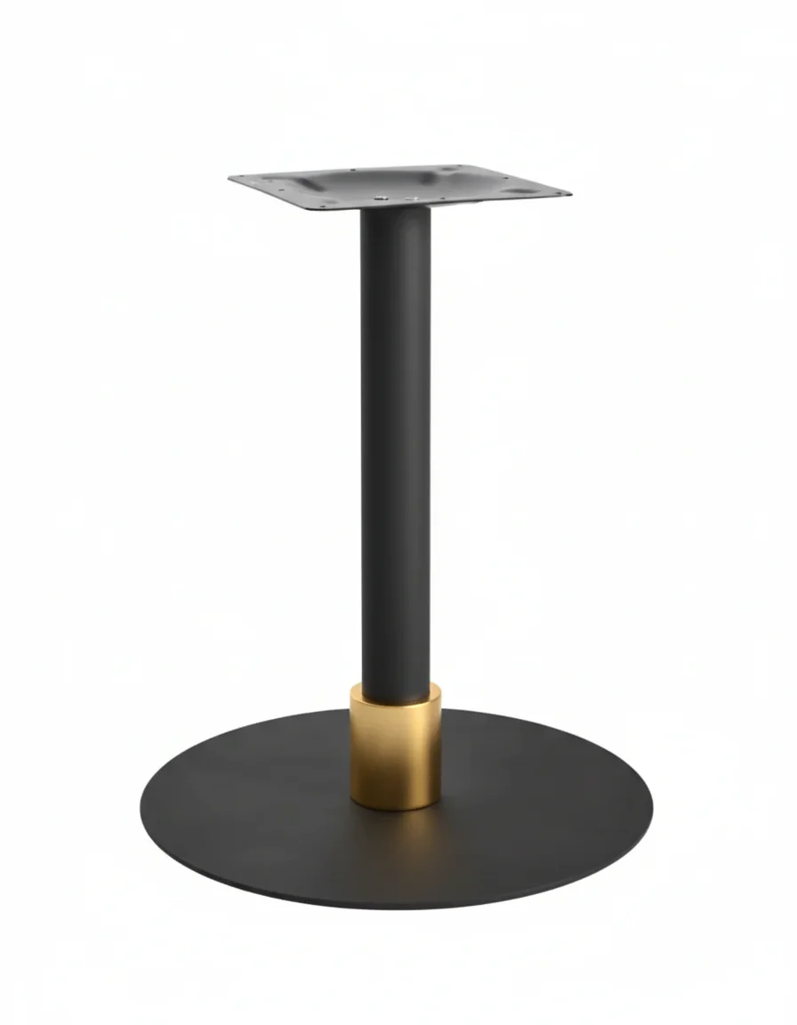 Atlas Lrg Base (Black)  Poseur (Black) 365mm Slv (Brass) - Image 1