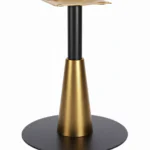 Ares Sml Base (Brass)  Dining (Black)  400mm Slv (Brass)