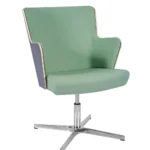 Skapa Armchair (Anth Laminate) - 4 Star Swivel (No Gas) RFU / Aluminium
