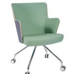 Skapa Armchair (Anth Laminate) - Spider Base RFU / Chrome Finish