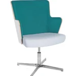 Skapa Armchair (WHT Laminate) - 4 Star Swivel (No Gas) RFU / Aluminium