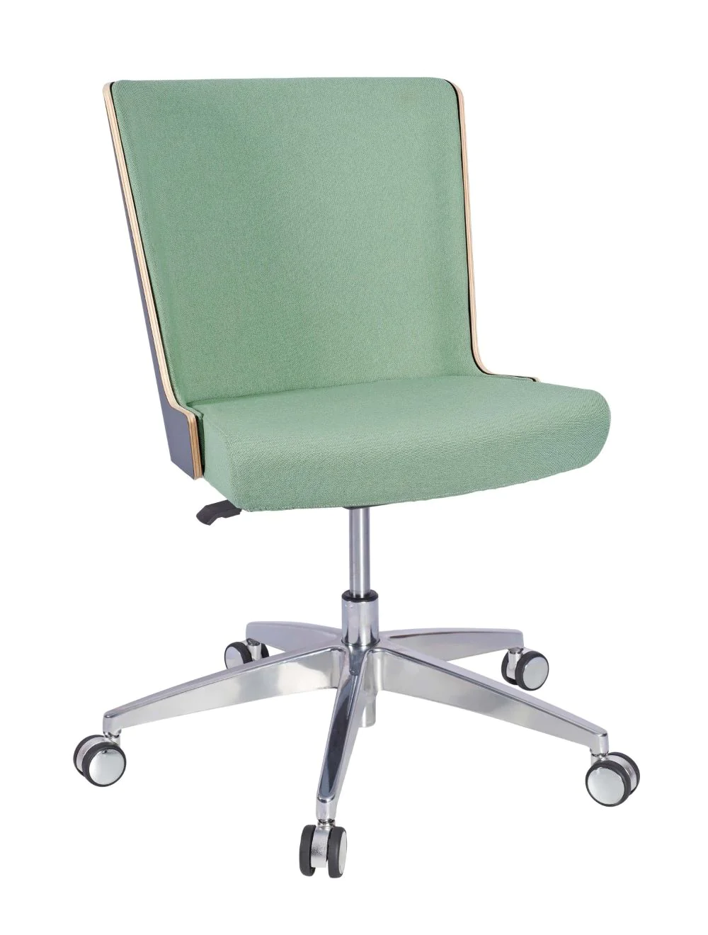 Skapa Side Chair (Anth Laminate) - 5 Star Swivel (With Gas) RFU / Aluminium - Image 1