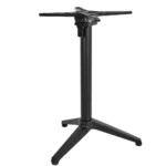 Bruges Flip Table Base - 3 Leg Dining EPC Aluminium / Black