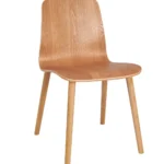Copenhagen Side Chair RFU Shell Wood Legs Raw