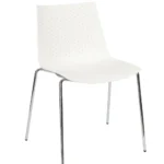 Flex 4 Leg Side Chair White