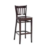 Houston High Stool - Walnut Veneer / Solid