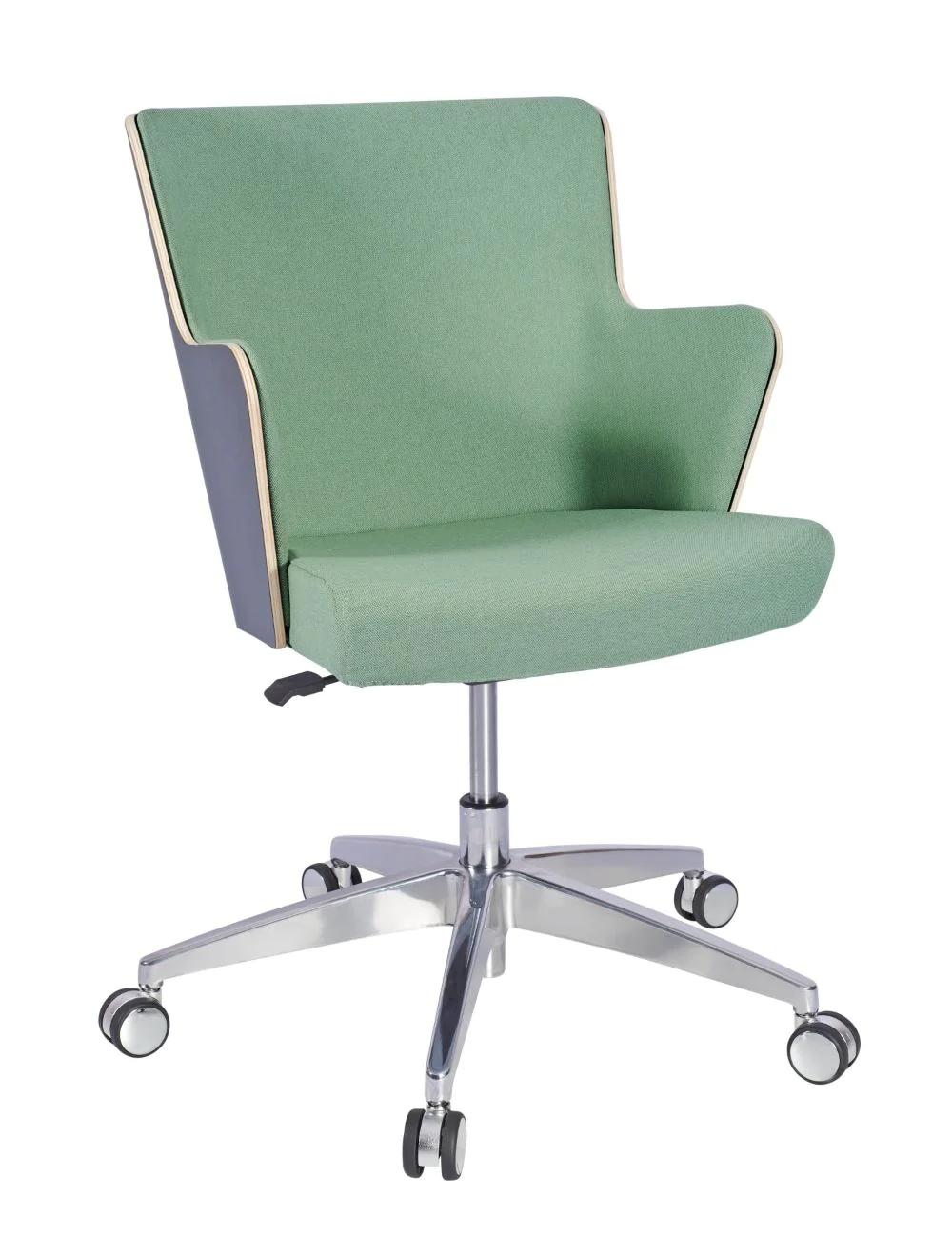 kkkkkkapa_armchair_black_laminate_5_star_office_base_2_copy.webp Skapa Armchair (Anth Laminate) - 5 Star Swivel (With Gas) RFU / Aluminium - Image 1