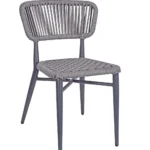 Madrid Side Chair (Grey) Grey / PL Rope / EPC Aluminium