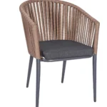 Marbella Armchair Brown / PL Rope / EPC Aluminium