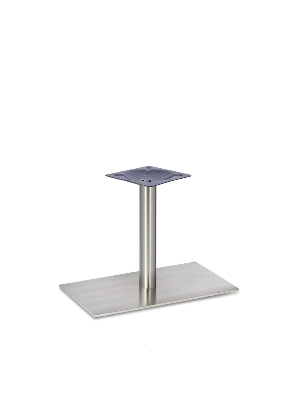 Profile Rect Single Pedestal RT SS Dining Base - Image 1