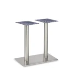 Profile Rect Twin Pedestal RT SS Mid Height Base