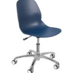 Shoreditch Office Chair (Aluminium Base) Navy/Alu Base