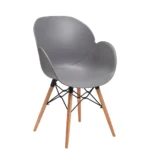 Shoreditch UPH Armchair - K Frame (Beech) Grey
