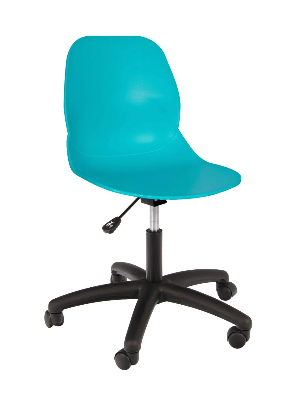 shoreditch_jjj.webp Shoreditch Office Chair (Black Base) Turquoise/Black Base - Image 1