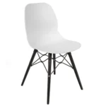Shoreditch Side Chair - K Frame (Black) White