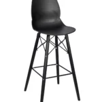 Shoreditch Poseur Height Stool - K Frame (Black) Black