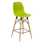 Shoreditch Mid Height Stool - K Frame (Beech) Lime