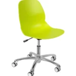 Shoreditch Office Chair (Aluminium Base) Lime