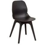 Shoreditch Side Chair - R Frame (Black) Black