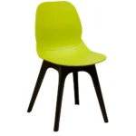 Shoreditch Side Chair - R Frame (Black) Lime