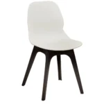 Shoreditch Side Chair - R Frame (Black) White